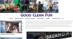 Desktop Screenshot of goodcleanfunlife.com